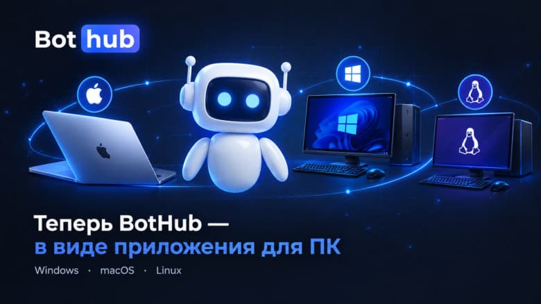 BotHub выпустил полноценное приложение для ПК