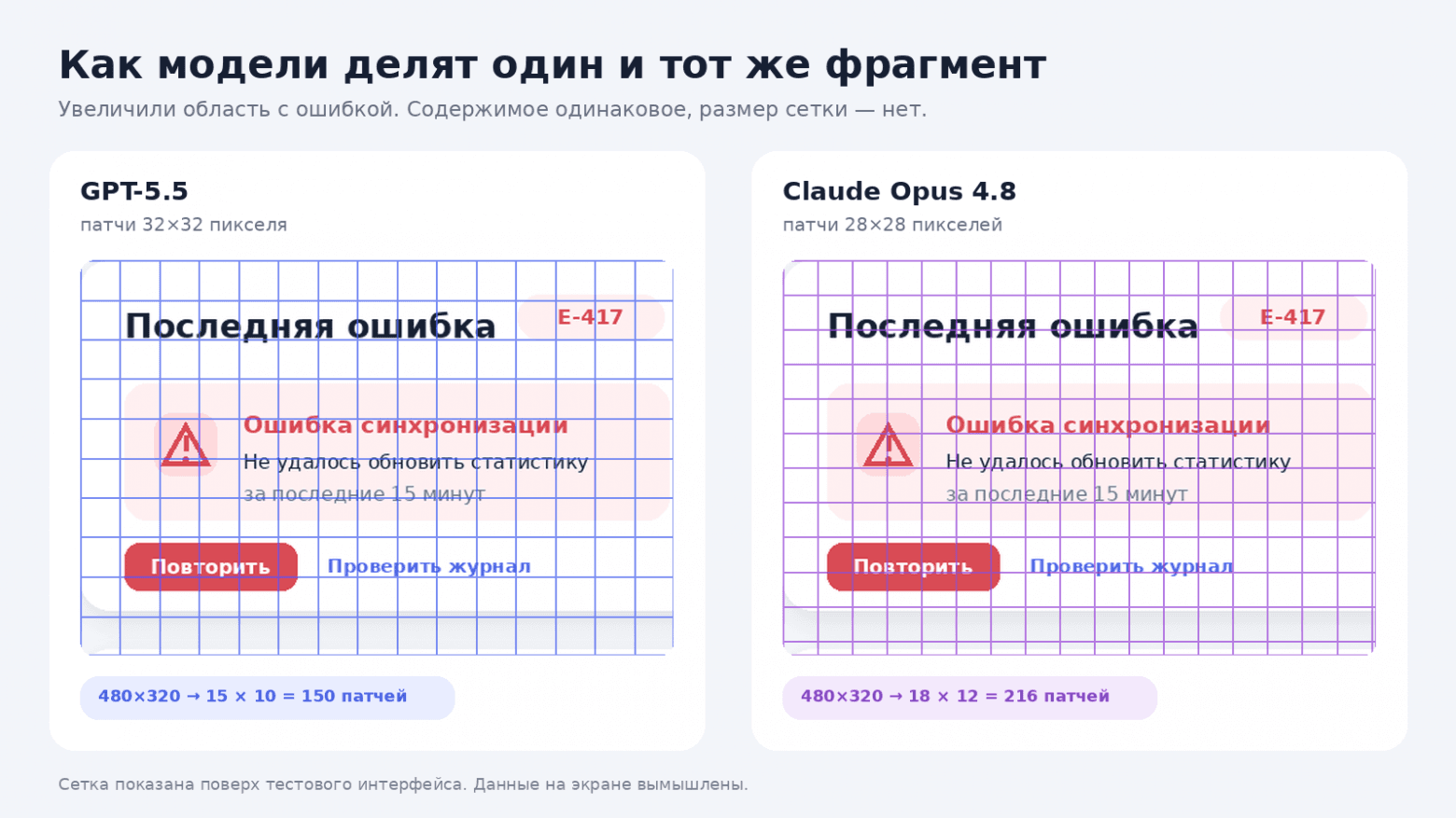Сколько токенов в одном скриншоте, или как GPT, Claude и Gemini считают изображения