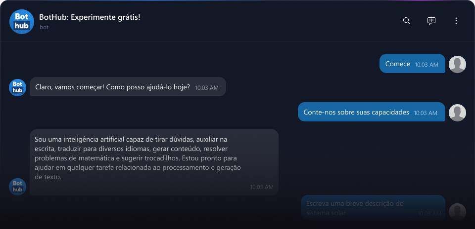 ChatGPT-4 e geração de imagens em um bot do Telegram